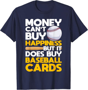 Sports Cards & Baseball Card Collector T-Shirt - T-Shirt | Navy