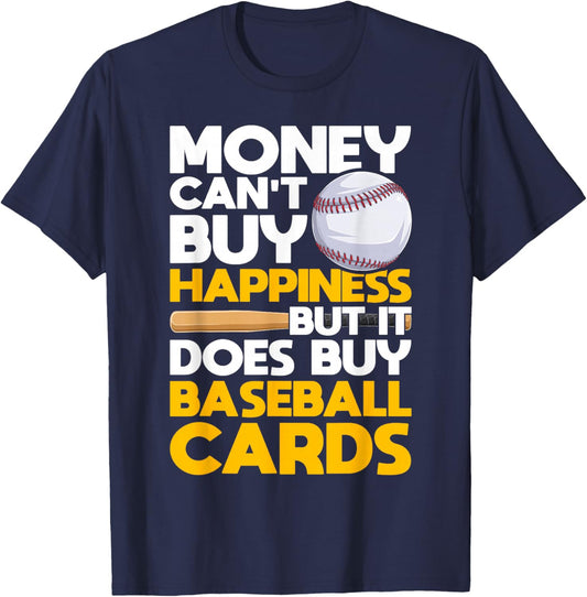 Sports Cards & Baseball Card Collector T-Shirt - T-Shirt | Navy