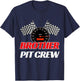 Brother Pit Crew Race Car Birthday Party Racing T-Shirt - T-Shirt | Navy