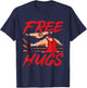 Wrestling Wrestler - Free Hugs T-Shirt - T-Shirt | Navy