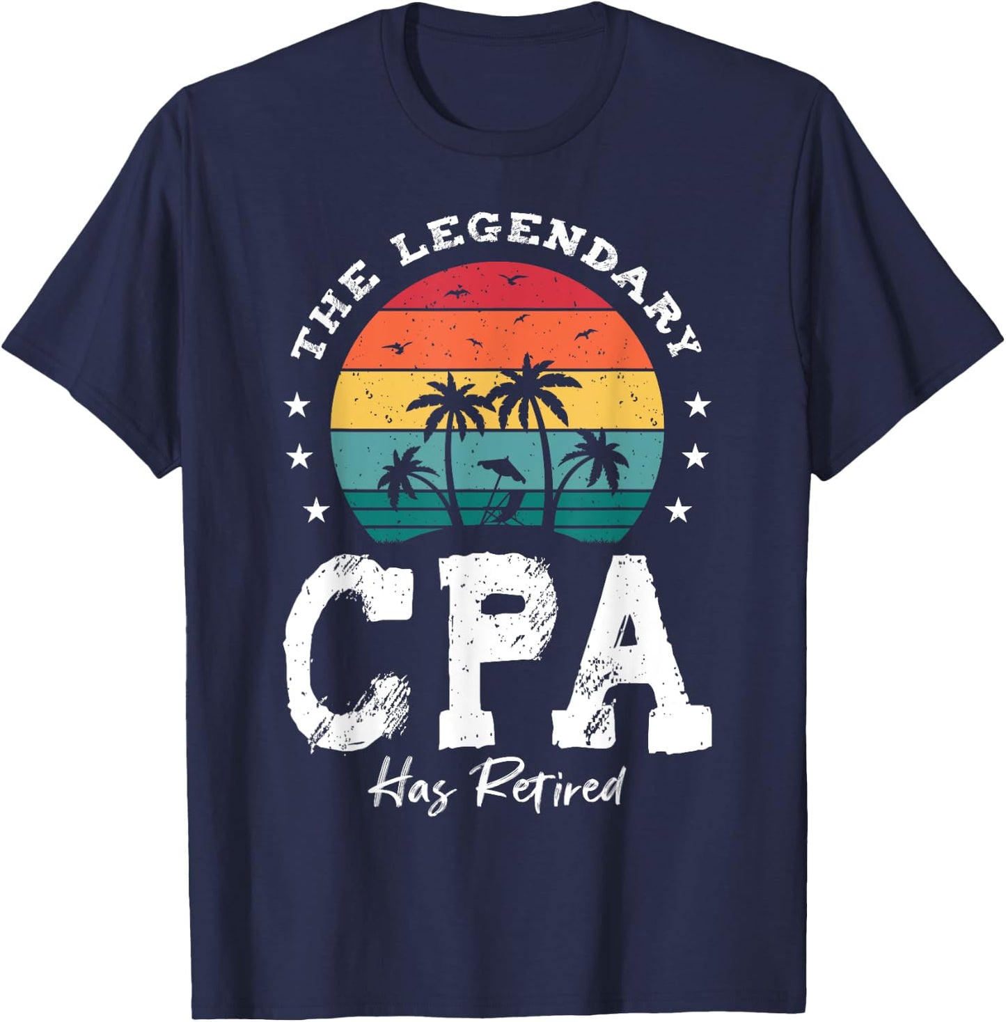 Legendary Retired CpA T-Shirt - T-Shirt | Navy