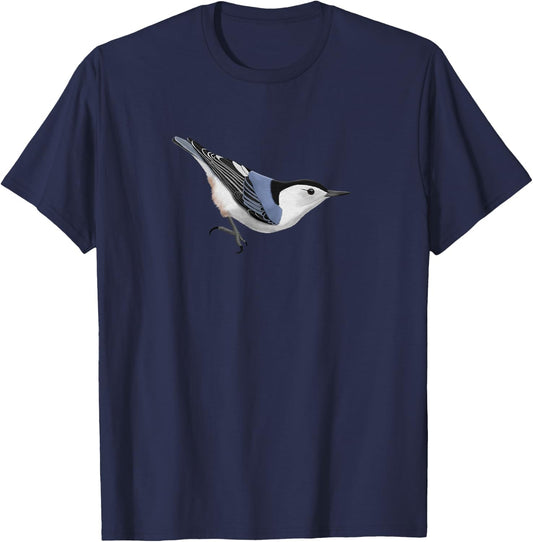 Carolinakleiber Bird Bird Lover Ornithologist Biologist T-Shirt - T-Shirt | Navy