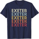 Exeter New Hampshire Exeter NH Retro Vintage Text T-Shirt - T-Shirt | Navy
