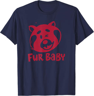 Disney Pixar Turning Red Mei Fur Baby Panda Portrait T-Shirt - T-Shirt | Navy