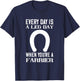 Everyday Is Leg day Horseshoe Trimming Equine Hoof Farrier T-Shirt - T-Shirt | Navy