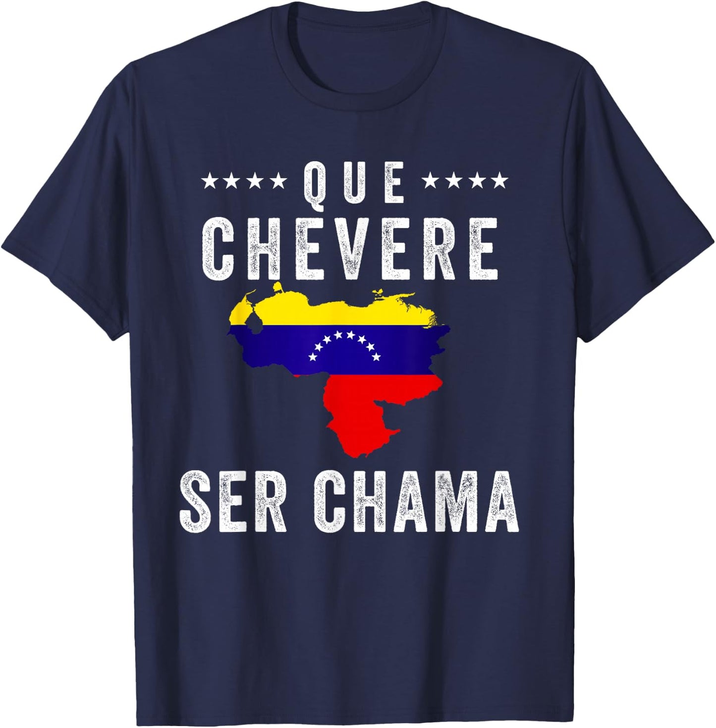 Venezuela Flag Pride Bandera Venezolana Camiseta Chama Mujer T-Shirt - T-Shirt | Navy