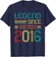 Legend Since November 2016 Retro 6 Years Old 6th Birthday T-Shirt - T-Shirt | Navy