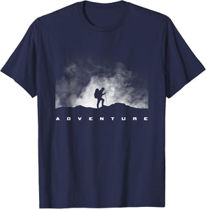 Hiking Apparel - Outdoor Camping Backpacking Hiking T-Shirt - T-Shirt | Navy