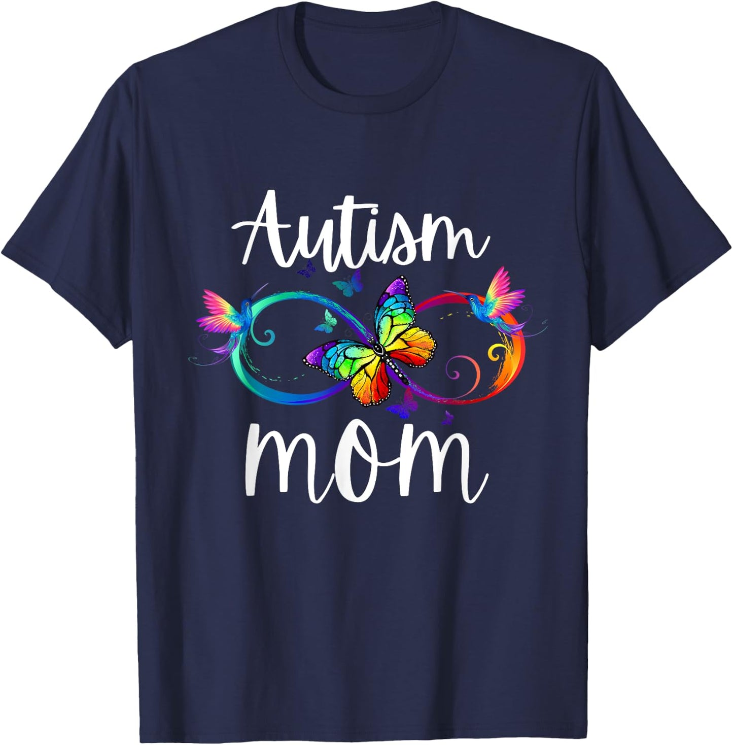 Autism Mom Neurodiversity ADHD ASD Autism Awareness T-Shirt - T-Shirt | Navy
