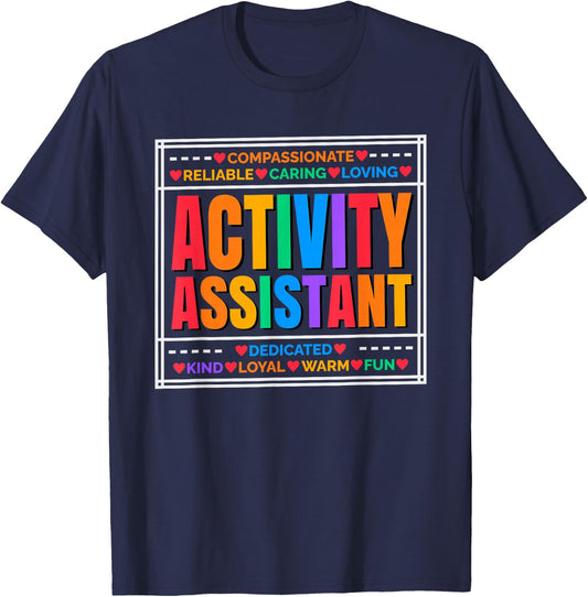 Activity Assistant T-Shirt - T-Shirt | Navy