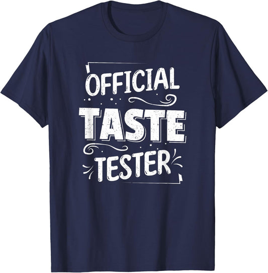 Cook Helper Gifts - Official Taste Tester T-Shirt - T-Shirt | Navy