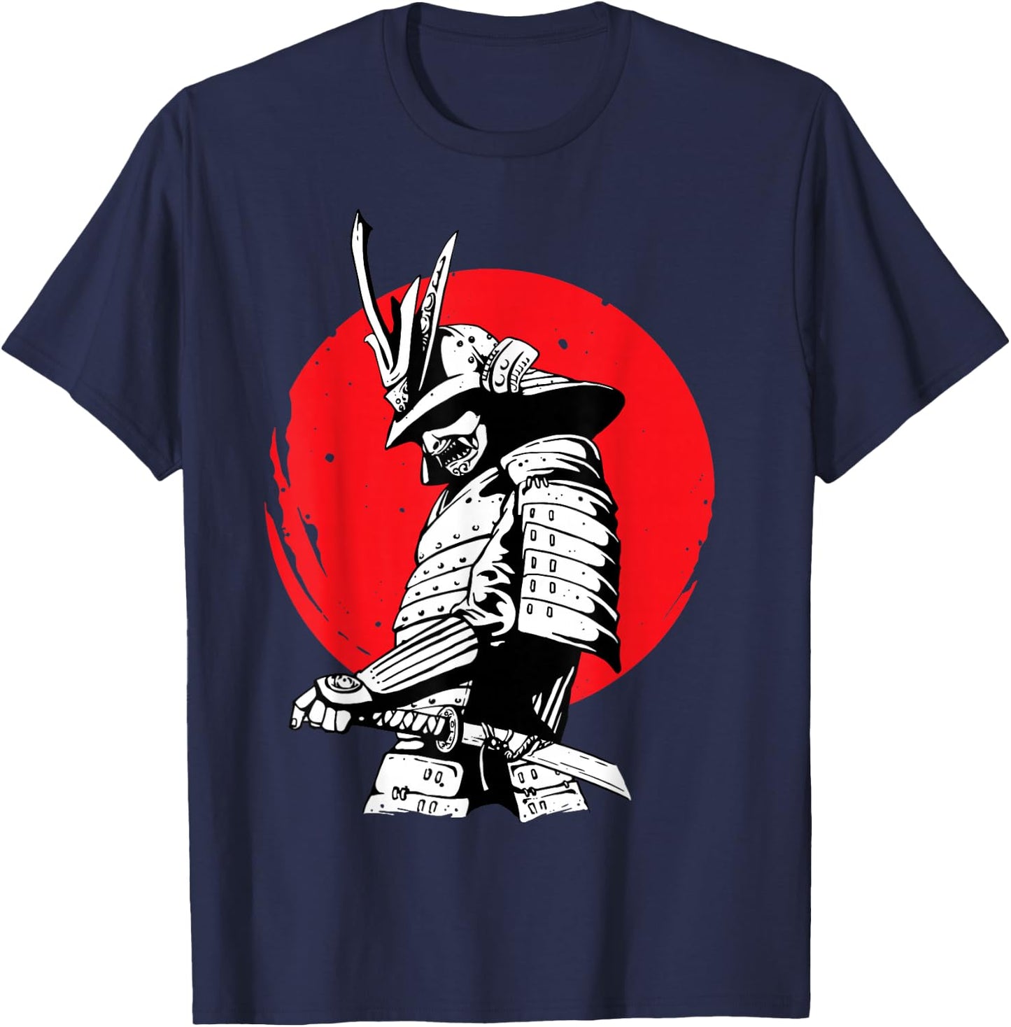 Samurai Swordsman T-Shirt - T-Shirt | Navy