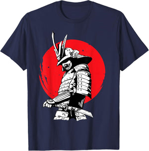 Samurai Swordsman T-Shirt - T-Shirt | Navy