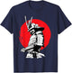 Samurai Swordsman T-Shirt - T-Shirt | Navy