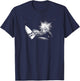 Marvel Fantastic Four Silver Surfer Galactic Cosmic Logo T-Shirt - T-Shirt | Navy