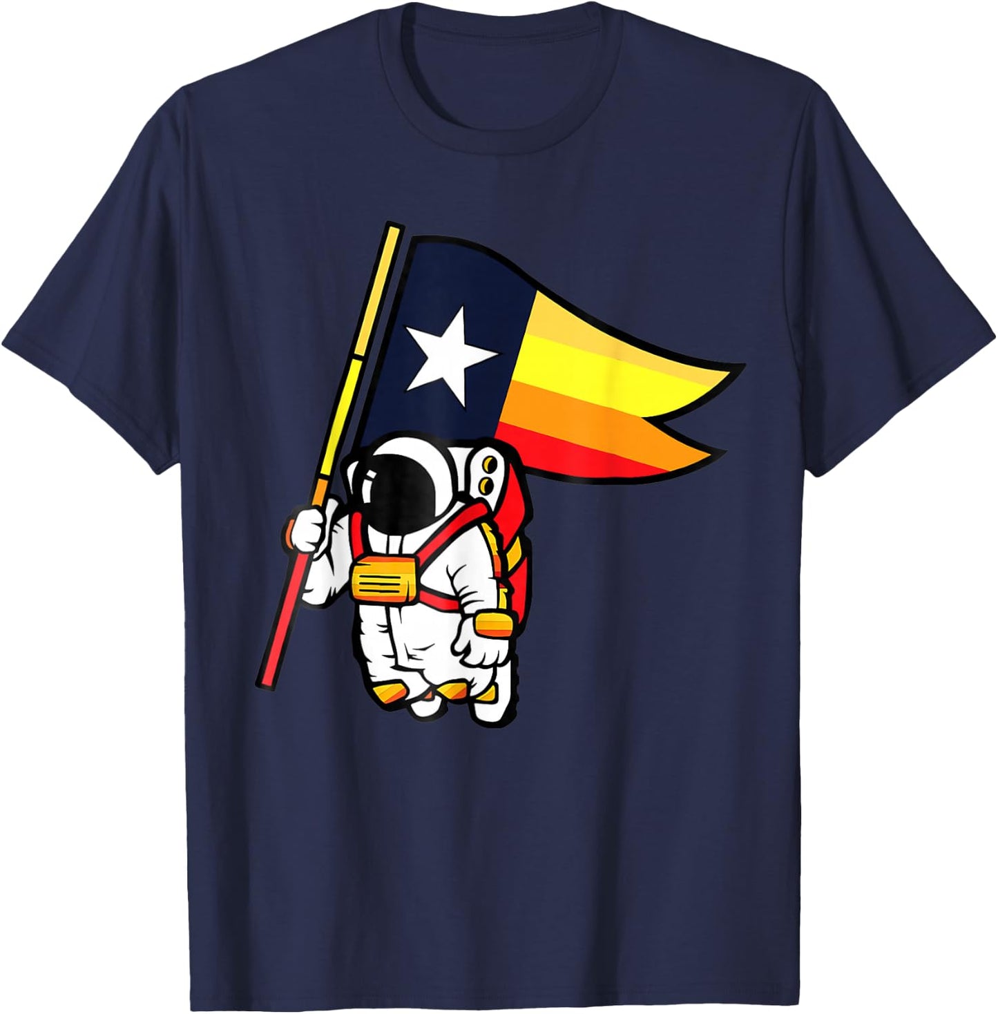 Houston Space City Astronaut T-Shirt - T-Shirt | Navy