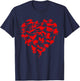 Dragons Love Heart of Kids women Teen Girls T-Shirt - T-Shirt | Navy