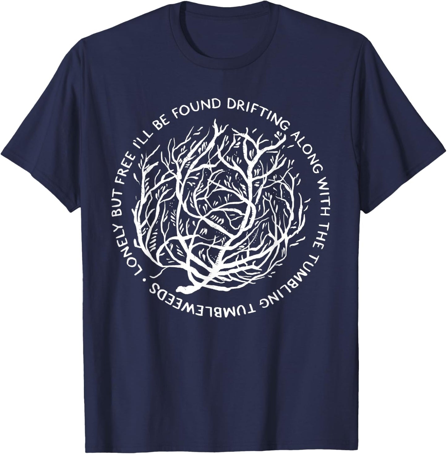 Tumbling Tumbleweed T-Shirt - T-Shirt | Navy