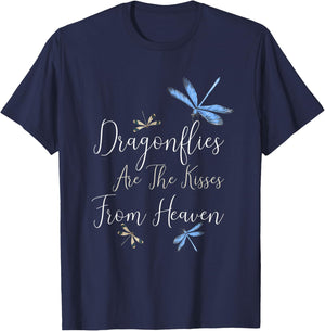Dragon flies are the kisses from heaven T-Shirt - T-Shirt | Navy