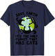 Save Earth It's The Only Planet That Has Cats Earth Day T-Shirt - T-Shirt | Navy