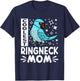Coolest Ringneck Parrot Mom I Blue Indian Ringneck T-Shirt - T-Shirt | Navy