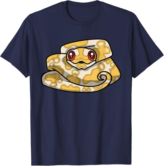 Albino Ball Python Cute Albino Ball Python Owner T-Shirt - T-Shirt | Navy