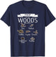 Poop In The Woods Who Dung It Funny Hunting Outdoor Hunter T-Shirt - T-Shirt | Navy
