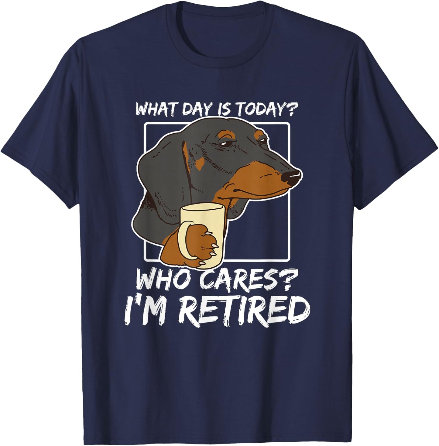 Dachshund Owner Retirement T-Shirt - T-Shirt | Navy