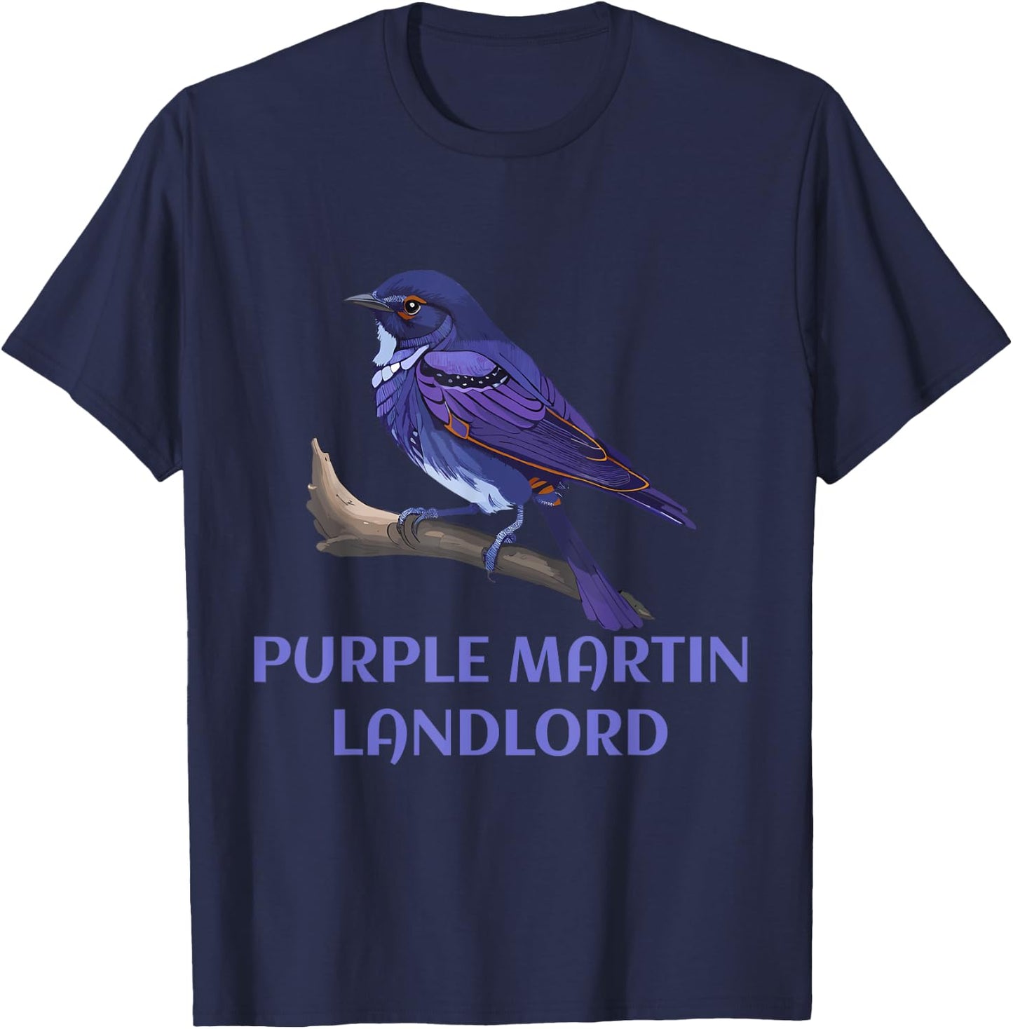 Purple Martin Landlord Purple Martin Birds Lover Adult kids T-Shirt - T-Shirt | Navy