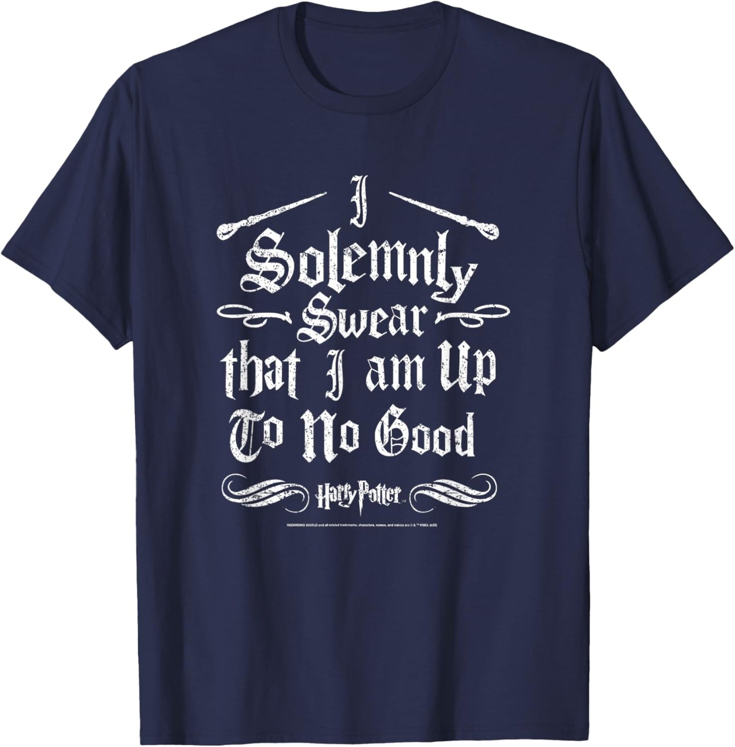 Harry Potter Solemnly Swear T-Shirt - T-Shirt | Navy