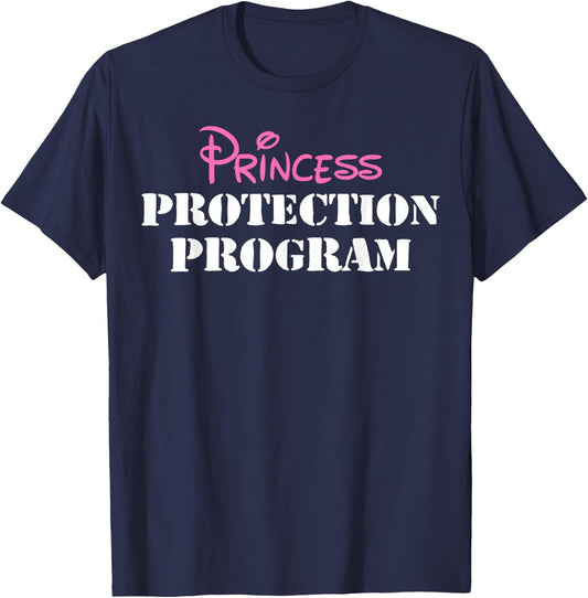 Halloween Dad Mom Daughter Adult Costume, Princess Security T-Shirt - T-Shirt | Navy