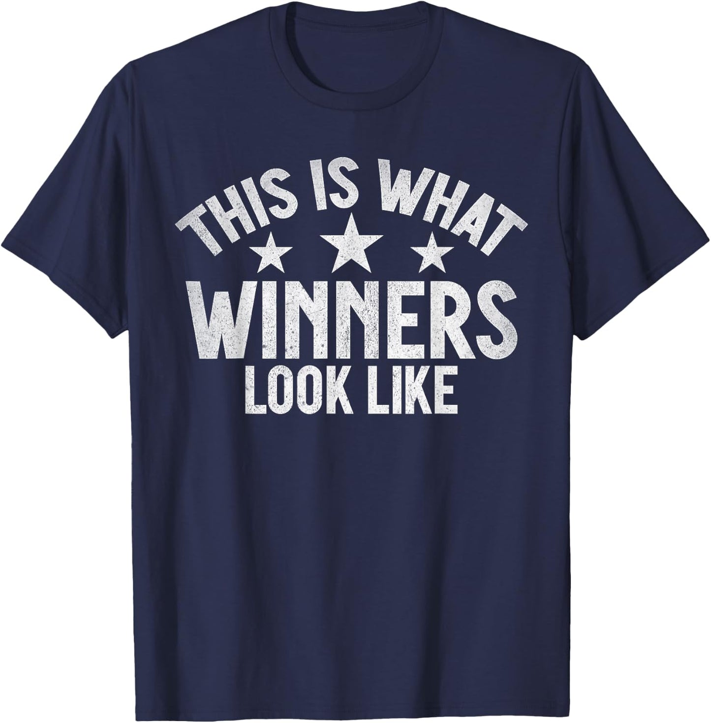 This is what winners look like winning Game Match T-Shirt - T-Shirt | Navy