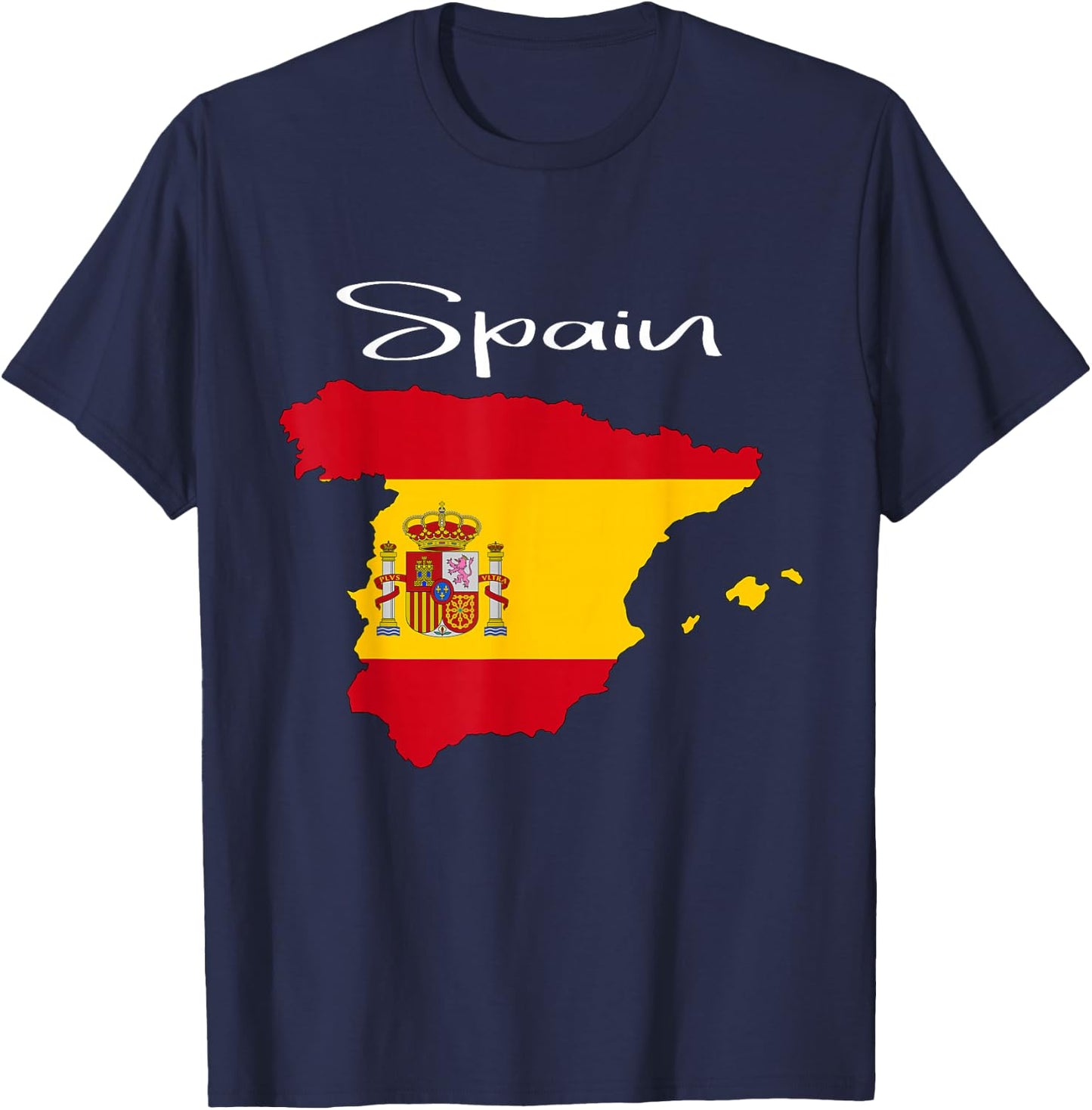 Spain , Spanish Clothes, Spain Shirts Spain T-Shirt - T-Shirt | Navy