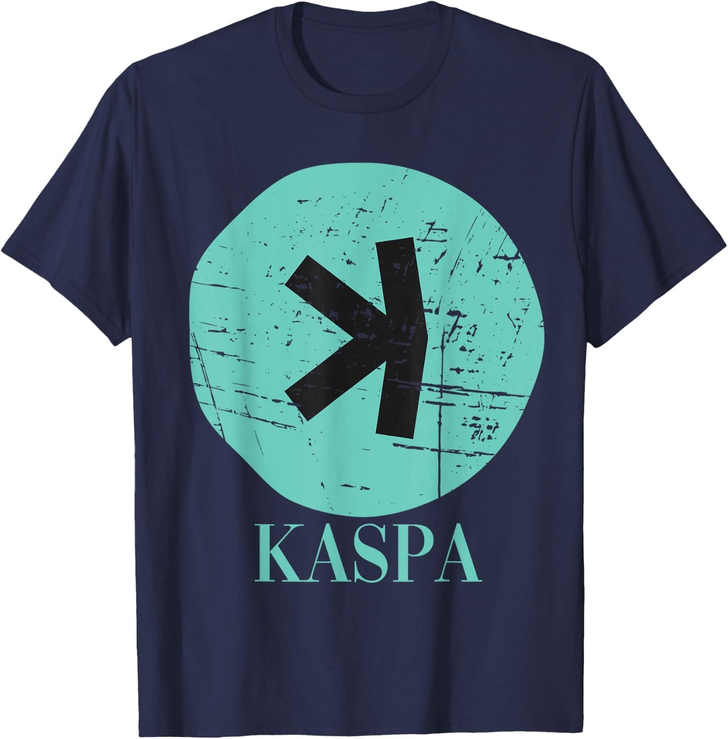 Kaspa Crypto Coin Bullrun 2024 Freedom Cryptocurrency T-Shirt - T-Shirt | Navy