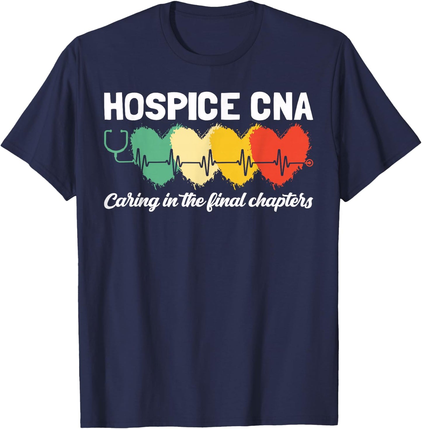 Hospice CNA Certified Nurse Assistant Palliative Care T-Shirt - T-Shirt | Navy