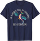 In A World Full Of Unicorns Be A Dragon Lore Apparel T-Shirt - T-Shirt | Navy
