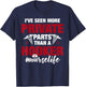 I've Seen More Private Parts Than a Hooker Funny Nurse Life T-Shirt - T-Shirt | Navy