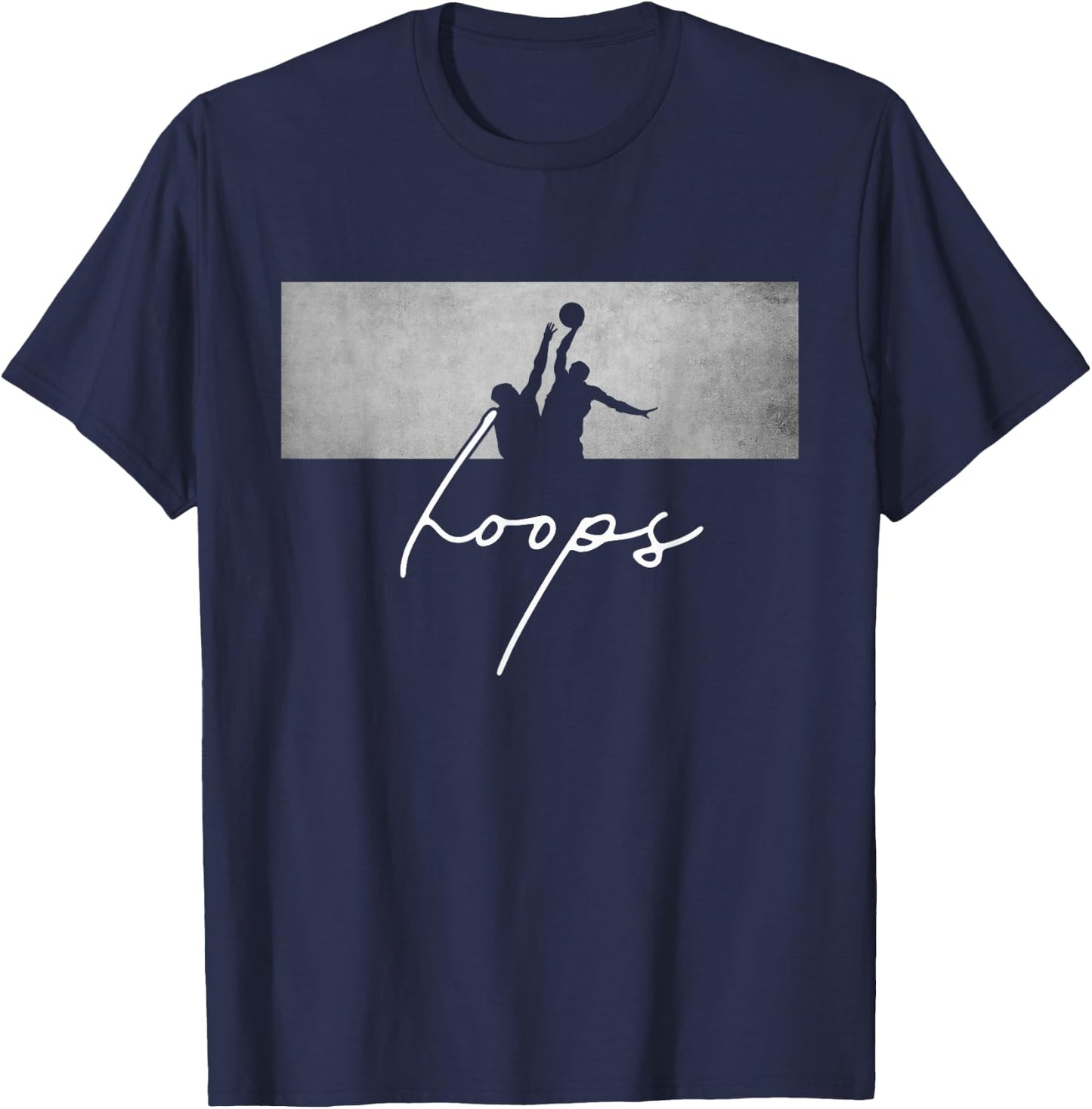 BASBO -Kids Basketball - Black, Small T-Shirt - T-Shirt | Navy