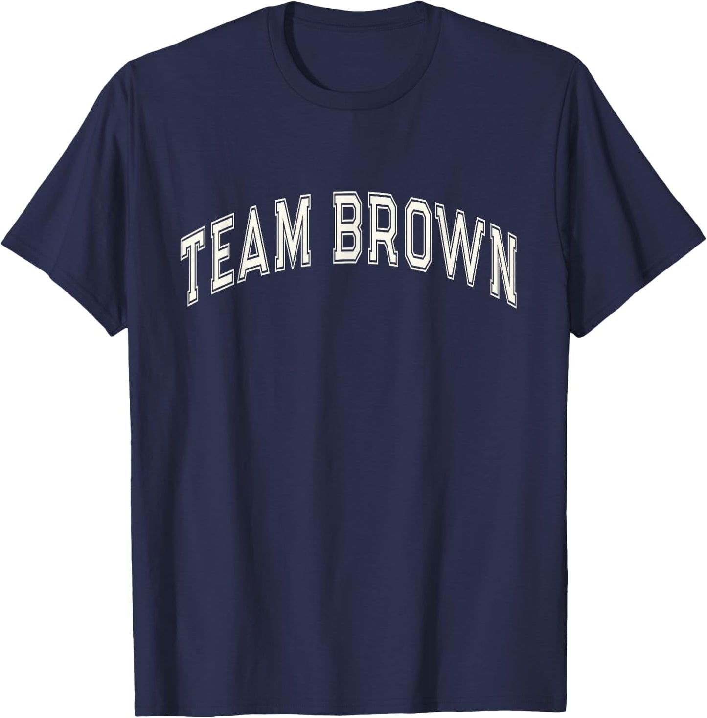 Summer Camp Color TEAM BROWN Competition Event War Game T-Shirt - T-Shirt | Navy
