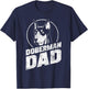 Doberman Dad - Father's Day Dog Owner Canine Pet Animal Love T-Shirt - T-Shirt | Navy