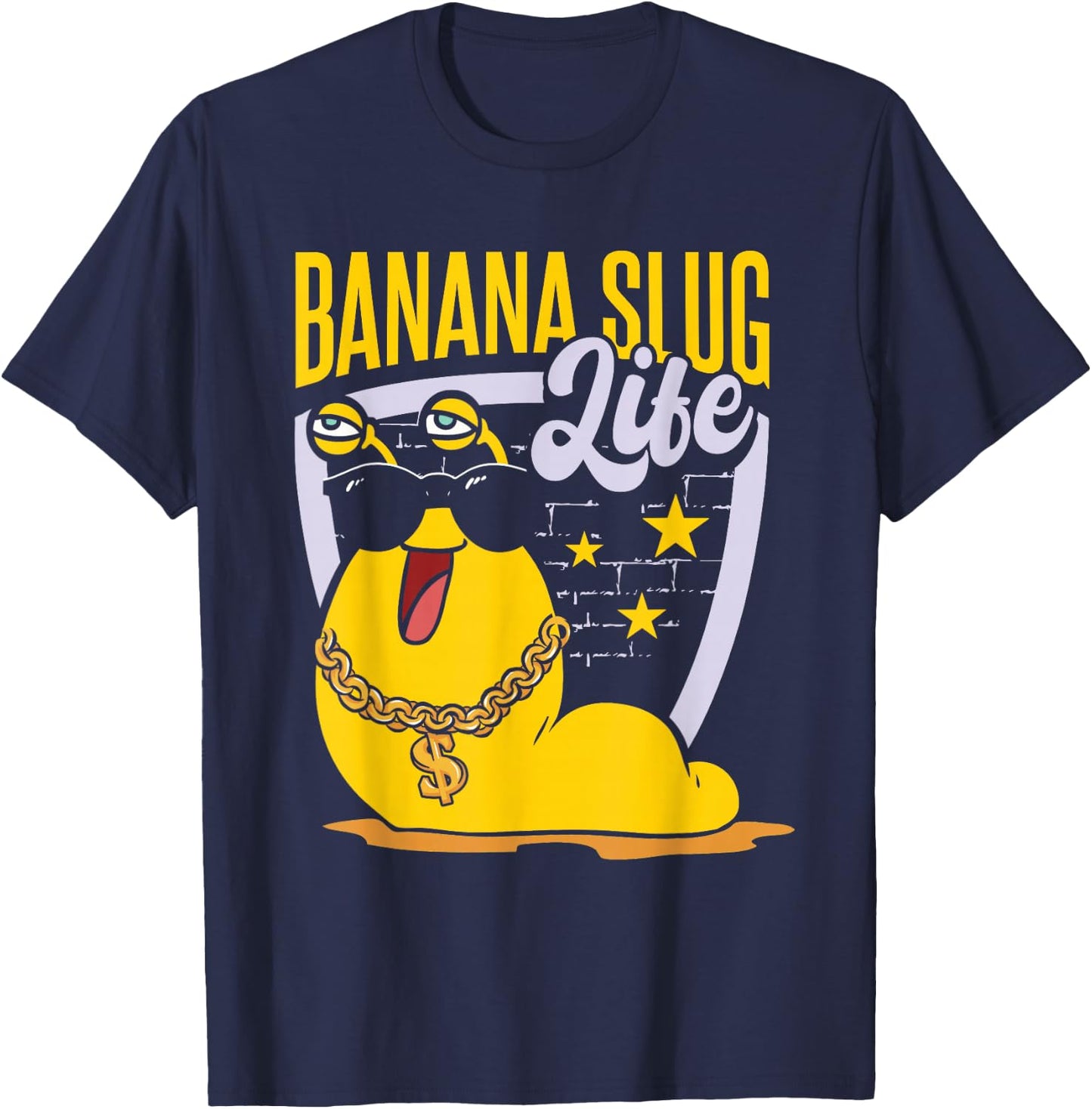 Banana Slug Life T-Shirt - T-Shirt | Navy