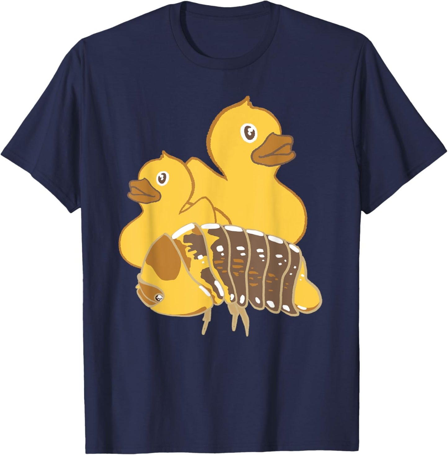 Rubber Ducky Isopod Cute Silly Fun T-Shirt - T-Shirt | Navy