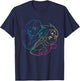 Mega Man Battle Network Gaming Design T-Shirt - T-Shirt | Navy