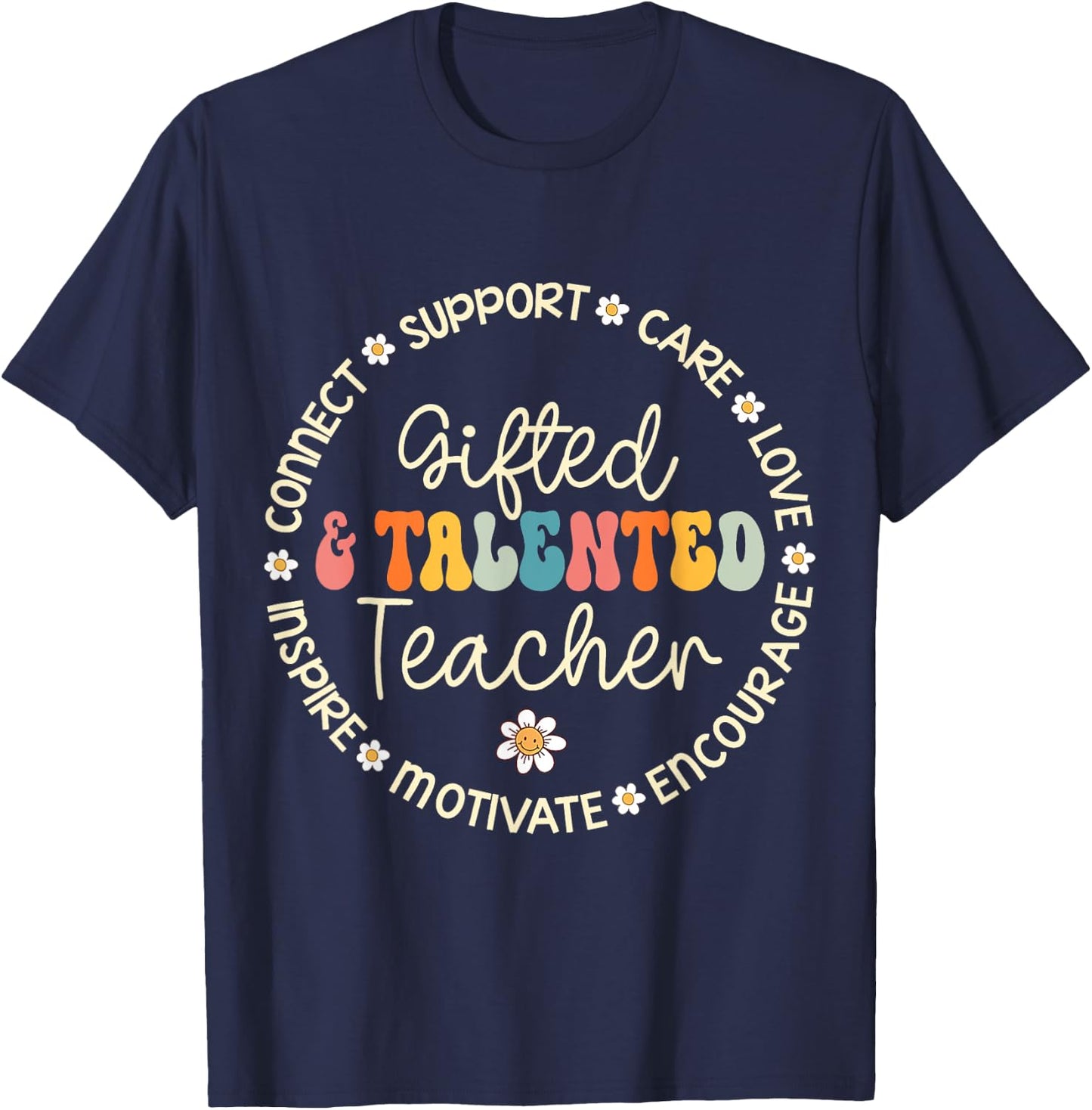 Gifted & Talented Teacher Appreciation Week Back to School Women Kids T-Shirt - T-Shirt | Navy