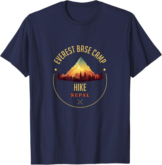 Everest Base Camp Souvenir Apparel Everest Base Camp Hiking T-Shirt - T-Shirt | Navy