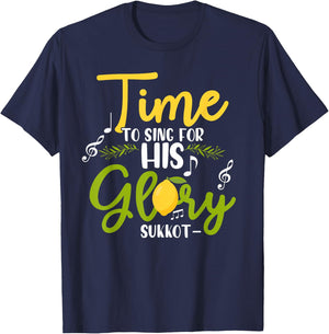 Feast of Tabernacles Biblical Religious Sukkot T-Shirt - T-Shirt | Navy