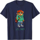 Stay Childish Let's Party, Funny Boys Girls Teddy Bear Style T-Shirt - T-Shirt | Navy