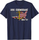 USS Cormorant MHC-57 Coastal Minehunters Veterans Day Father T-Shirt - T-Shirt | Navy