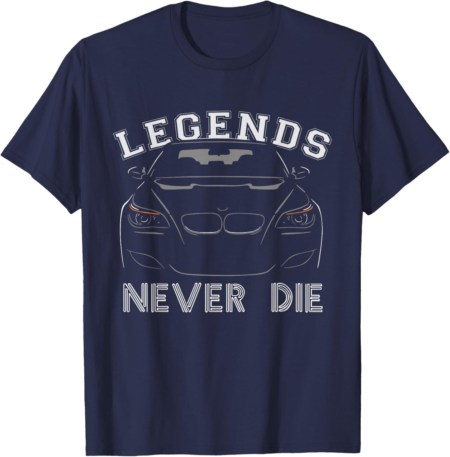 E60 5 series - Legends never die T-Shirt - T-Shirt | Navy