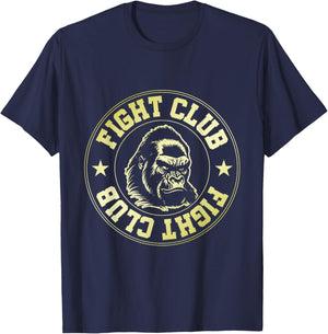 Gorilla Fight Club | Workout Gym Boxing MMA Fighter T-Shirt - T-Shirt | Navy